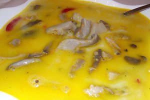 Ciorba falsa de burta ( cu ciuperci pleurotus )