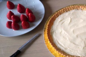 Tarta cu capsuni