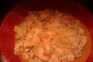 Mancare de carne cu legume si smantana