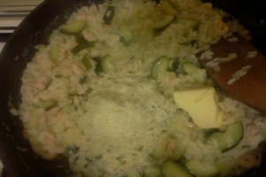 Risotto cu creveti si dovlecei