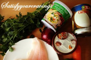Peşte în curry verde thailandez