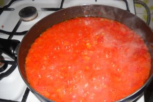 Varza calita la cuptor