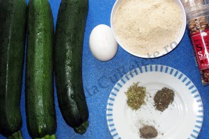 Bastonase de zucchini la cuptor