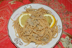 Spaghete integrale cu ton