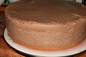 Tort cu mousse de ciocolata si jeleu de cafea