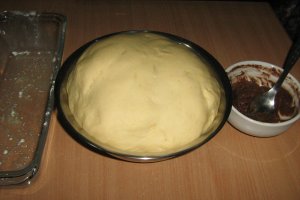 Cozonac cu crema de cacao
