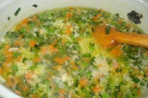 Orez cu legume si piept de pui