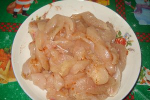 Orez cu legume si piept de pui