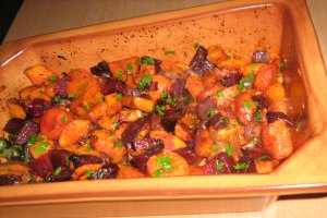 Legume caramelizate la cuptor
