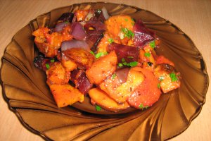Legume caramelizate la cuptor