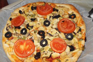 Pizza de post cu tofu