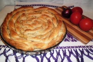 Placinta cu legume si piept de pui