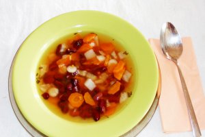 Ciorba de legume cu fasole boabe