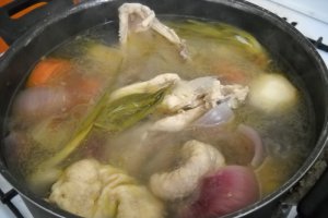 Supa crema de legume cu pui