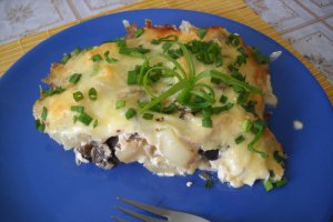 Ciuperci gratinate