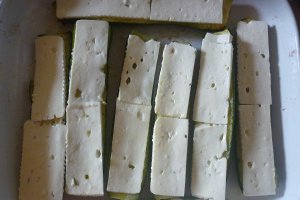 Zucchini copti cu branza si seminte