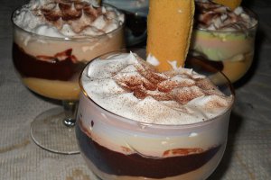 Lapte de pasare cu ciocolata