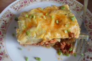 Musaca de vinete cu carne de porc si cascaval