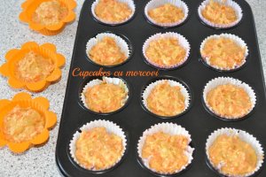 Cupcakes cu morcovi