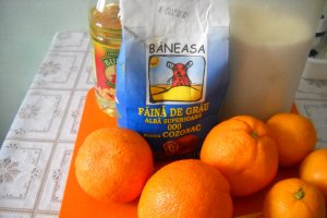 Chec cu portocale si fructe confiate