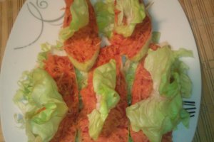 Salata de cruditati cu maioneza de post