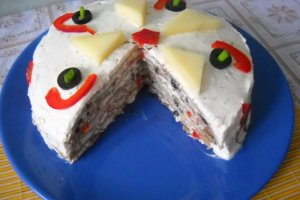 Tort de clatite sarate