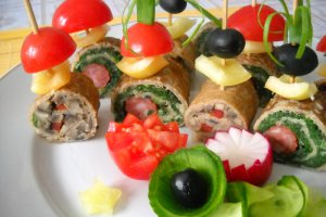 Aperitive cu clatite sarate
