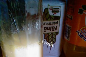 Prăjitură cu brânză şi cremă de fanta