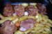 Ceafa de porc cu carnati ,cartofi si bere la cuptor-0