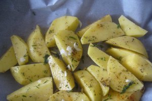 Cartofi copti cu branza tofu