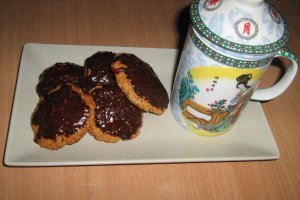 Biscuiti cu merisoare, ghimbir si ciocolata