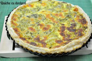 Quiche cu dovlecei