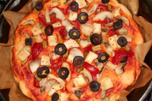 Pizza cu tofu