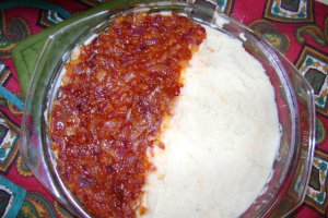 Fasole batuta (frecata) cu ceapa calita
