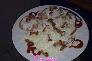 Friptura de curcan, cu paste si sos Gran Cuccina