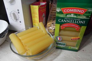 Cannelloni cu branza, spanac si gorgonzola