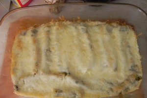 Cannelloni cu branza, spanac si gorgonzola