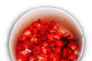 Cheesecake cu sos de capsuni - reteta nr.200!