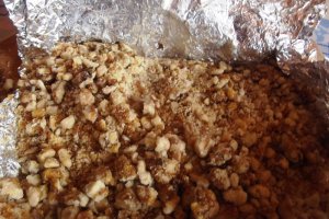 Prajitura cu nuci caramelizate
