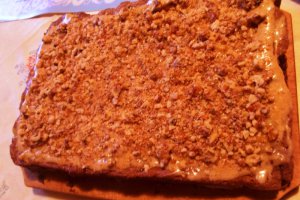 Prajitura cu nuci caramelizate