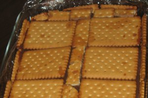 Desert cu biscuiti si crema de ciocolata - reteta cu nr. 100