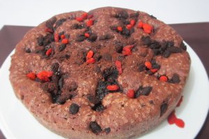 Brownie cu goji si capsune