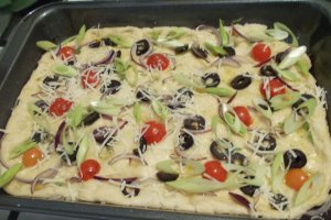 Focacia pentru ½ de kilogram de faina