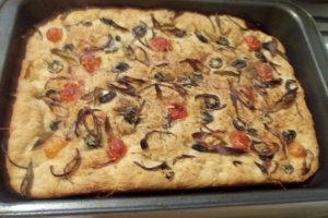 Focacia pentru ½ de kilogram de faina