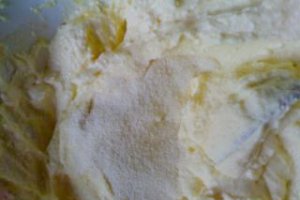 Budinca de branza cu fructe goji uscate