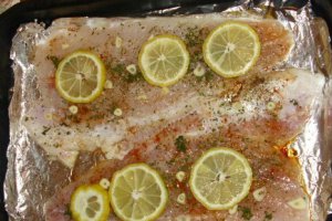Pangasius cu piure de cartofi