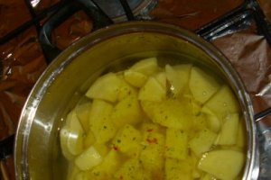 Pangasius cu piure de cartofi