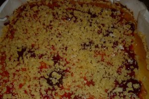 Prajitura linzer cu gem de capsuni