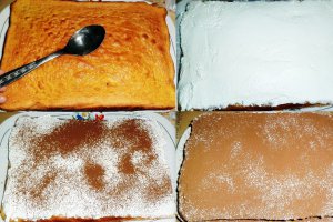Prajitura cu crema de branza