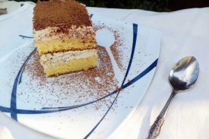 Prajitura cu crema de branza